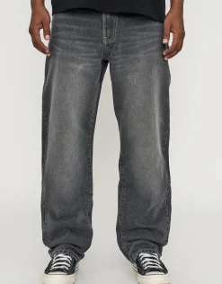Easy Fit Loose Jeans in Washed Grey