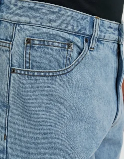Easy Fit Loose Jeans in Washed Grey