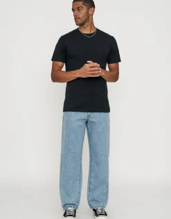 Easy Fit Loose Jeans in Washed Grey