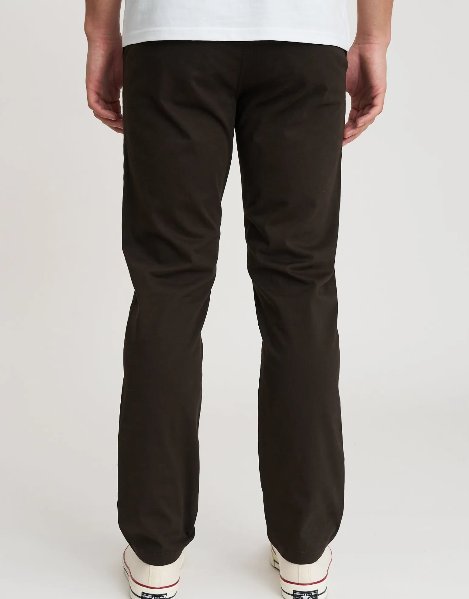 Echo Tapered Fit Chinos in Black