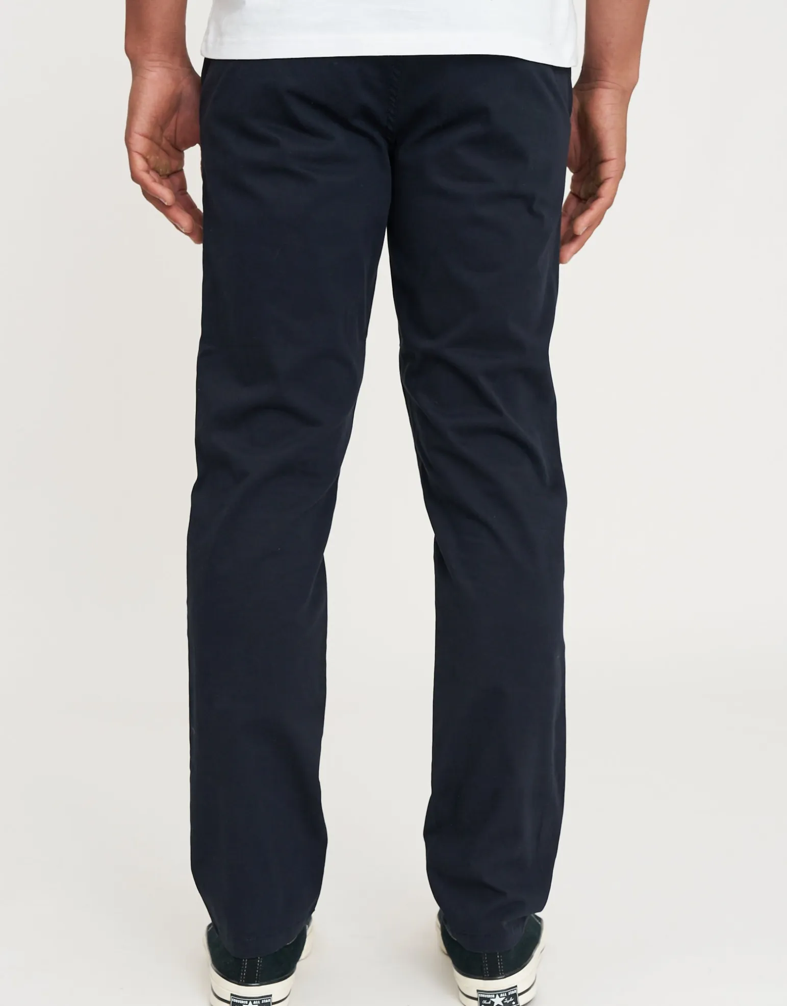 Echo Tapered Fit Chinos in Black