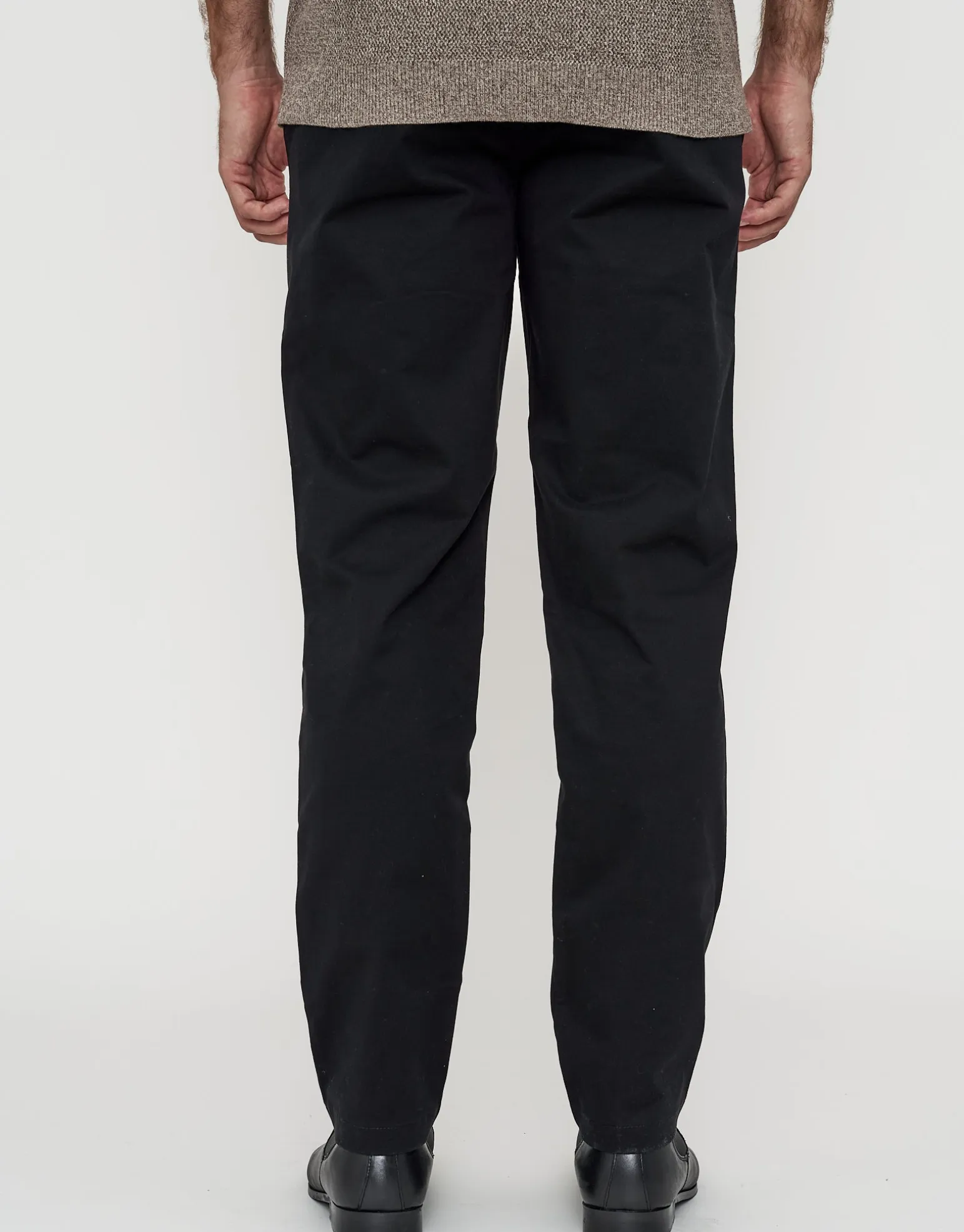 Echo Tapered Fit Chinos in Black