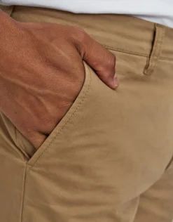 Echo Tapered Fit Chinos in Chocolate