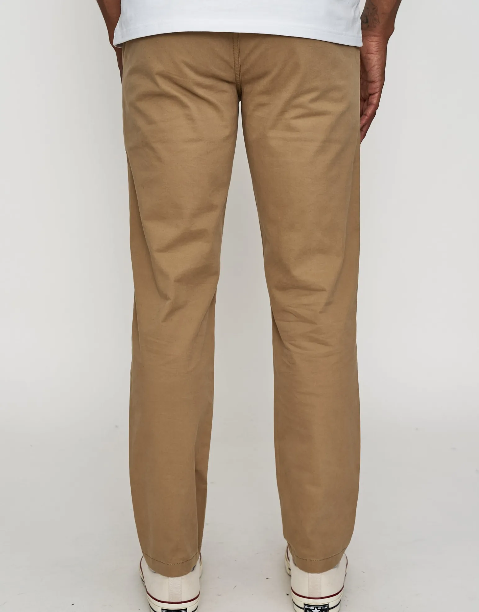 Echo Tapered Fit Chinos in Chocolate