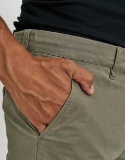 Echo Tapered Fit Chinos in Khaki