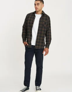 Echo Tapered Fit Chinos in Khaki