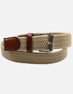 Elastic Woven Belt in Black