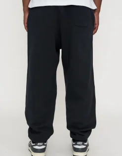 Essential Baggy Cuffed Track Pants in Grey Marle