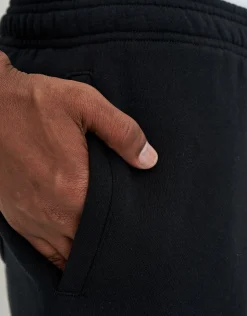 Essential Baggy Cuffed Track Pants in Grey Marle