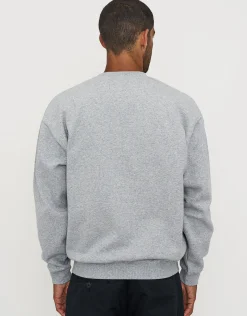 Essential Oversized Crew Neck Sweat in Black