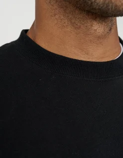 Essential Oversized Crew Neck Sweat in Grey Marle