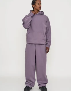 Essential Wide Track Pants in Ash Purple