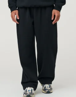 Essential Wide Track Pants in Slate