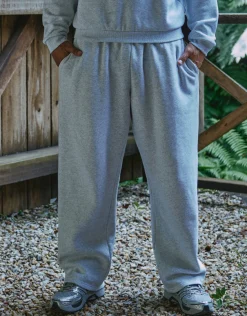 Essential Wide Track Pants in Slate