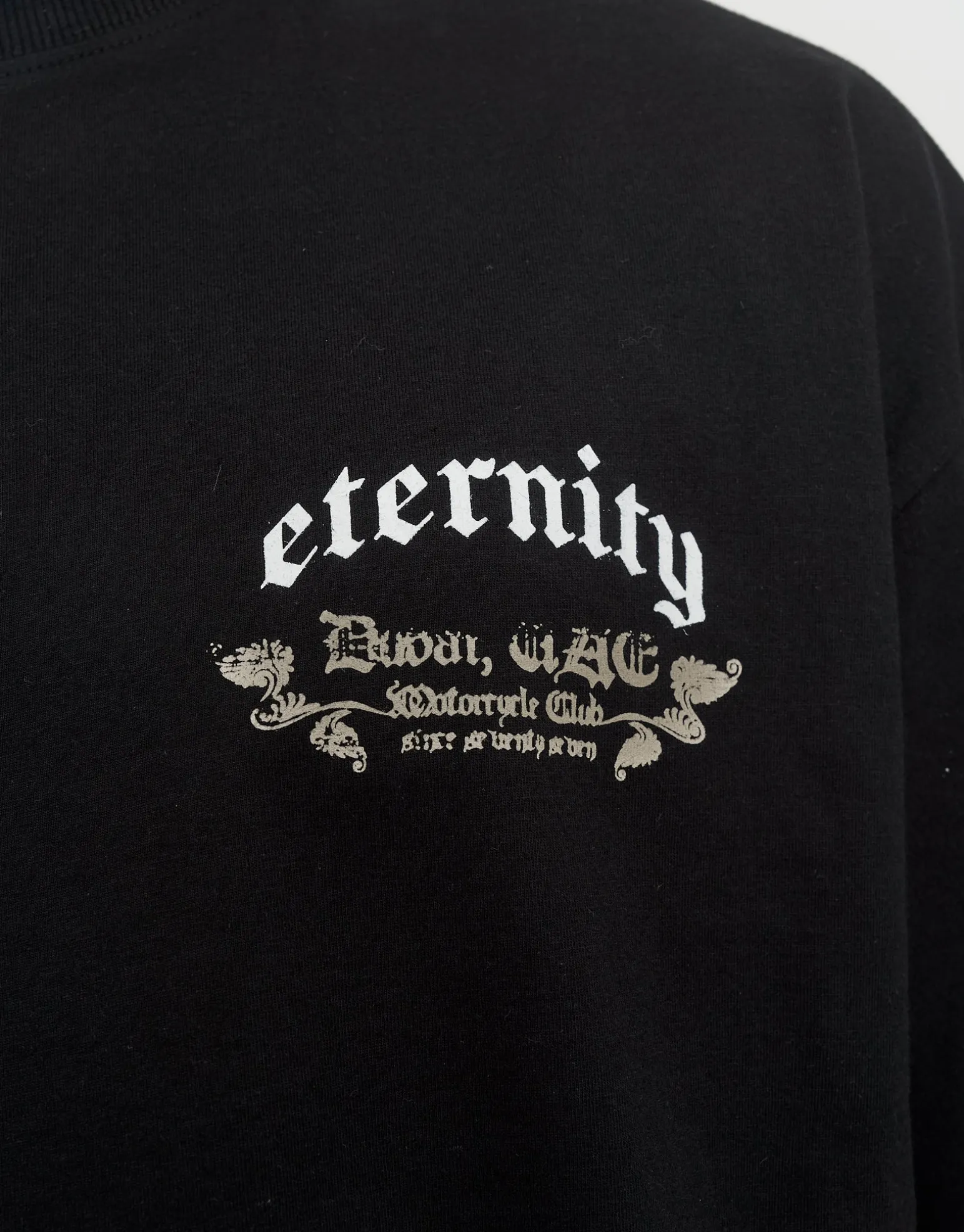 Eternity Box Fit T Shirt in Black