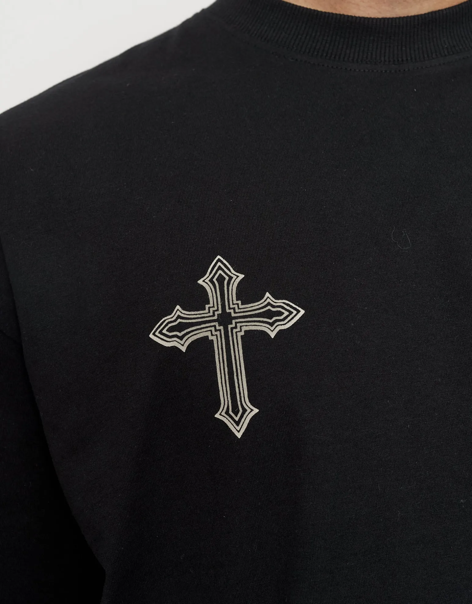 Eternity Box Fit T Shirt in Black