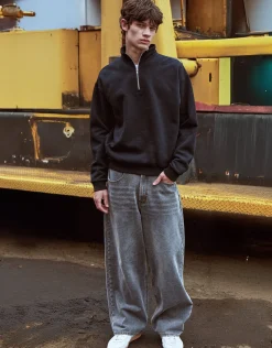 Extra Baggy Fit Jeans in Quarry Grey