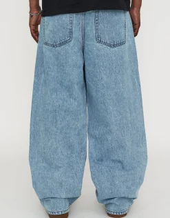 Extra Baggy Fit Jeans in Quarry Grey