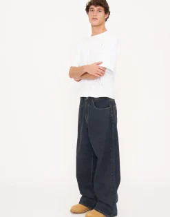 Extra Baggy Fit Jeans in Scrub Blue
