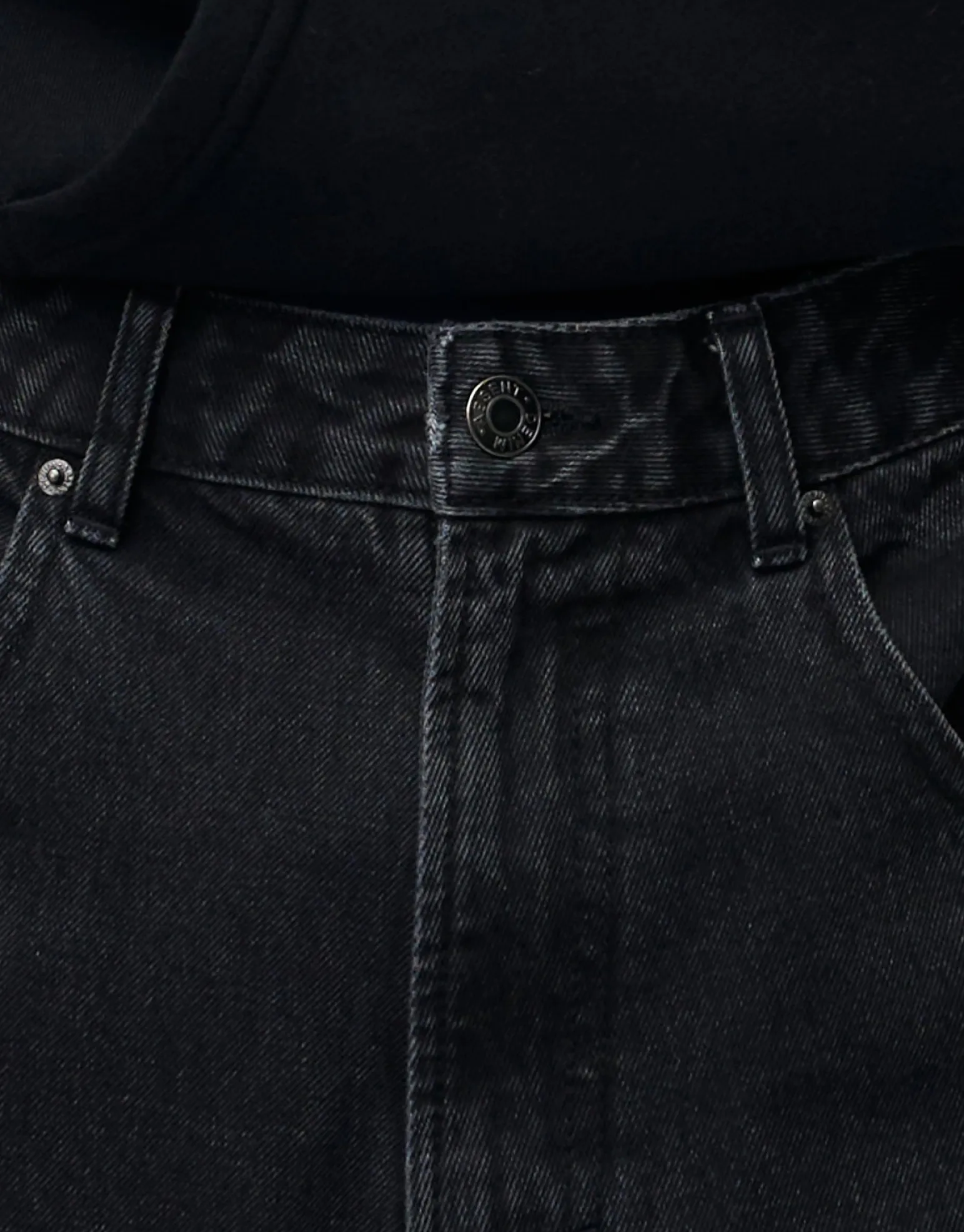 Extra Baggy Fit Jeans in Washed Black