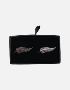 Fern Cufflinks in Silver