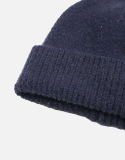 Fluffy Knit Beanie in Black