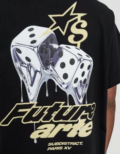 Future Arte Relaxed Fit T Shirt in Black