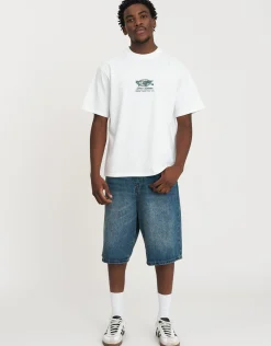 Global Industries Relaxed Fit T Shirt in Blanc