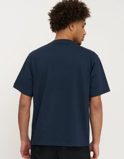 Global Industries Relaxed Fit T Shirt in Ink Navy