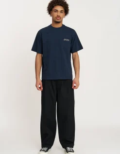 Global Industries Relaxed Fit T Shirt in Ink Navy