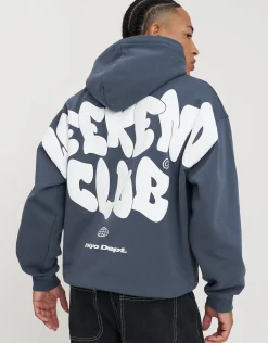 Graffiti Weekend Club Hoodie in Shadow Blue
