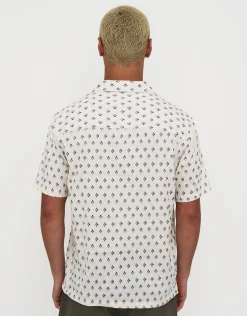 Hana Short Sleeve Shirt in Off White