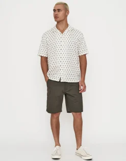 Hana Short Sleeve Shirt in Off White