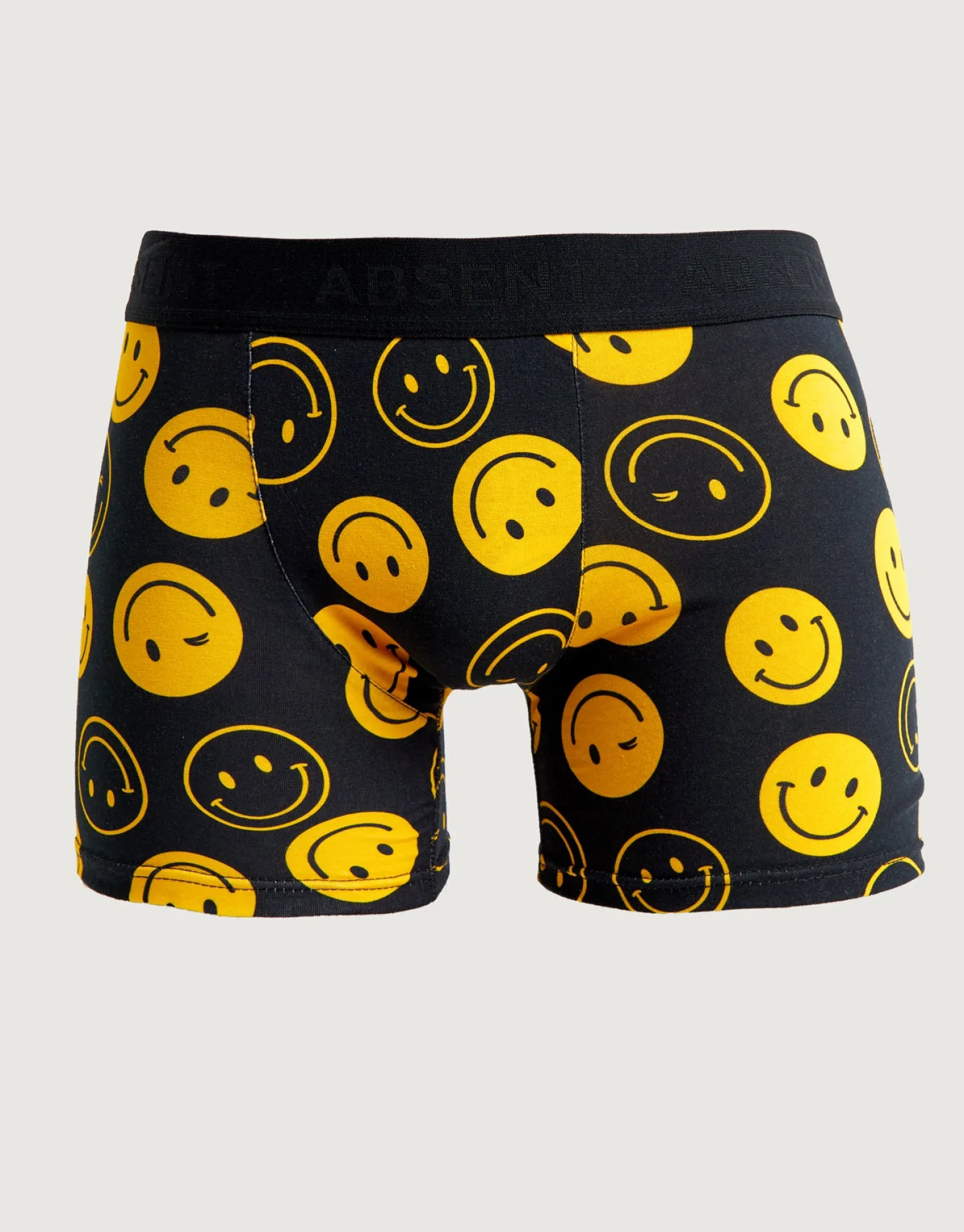 Happy Print Boxers in Black