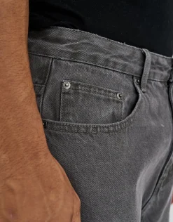 Heartless Baggy Fit Jeans in Grey