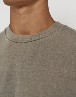 Heavyweight Regular Fit T Shirt in Black