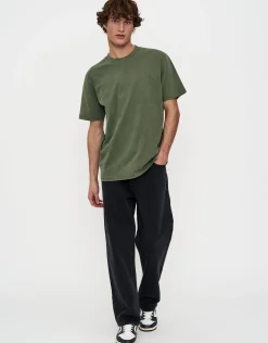 Heavyweight Regular Fit T Shirt in Blue Chalk