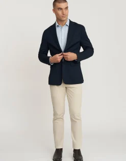 Herringbone Long Sleeve Dress Shirt in Grey