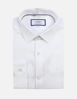 Honeycomb Long Sleeve Dress Shirt in Light Blue