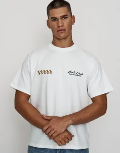 Hyper Car Relaxed Fit T Shirt in Pewter Grey