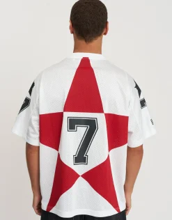 International 7 Football Jersey in Blanc