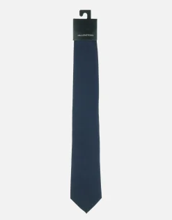 Jayden Textured Slim Tie in Navy