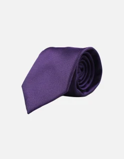 Jayden Textured Slim Tie in Navy