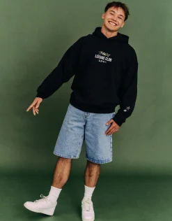 JManGo Baggy Fit Jorts in Blue Fade