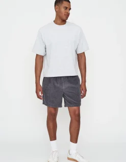Jumbo Cord Shorts in Forest Green