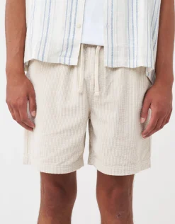 Jumbo Cord Shorts in Green