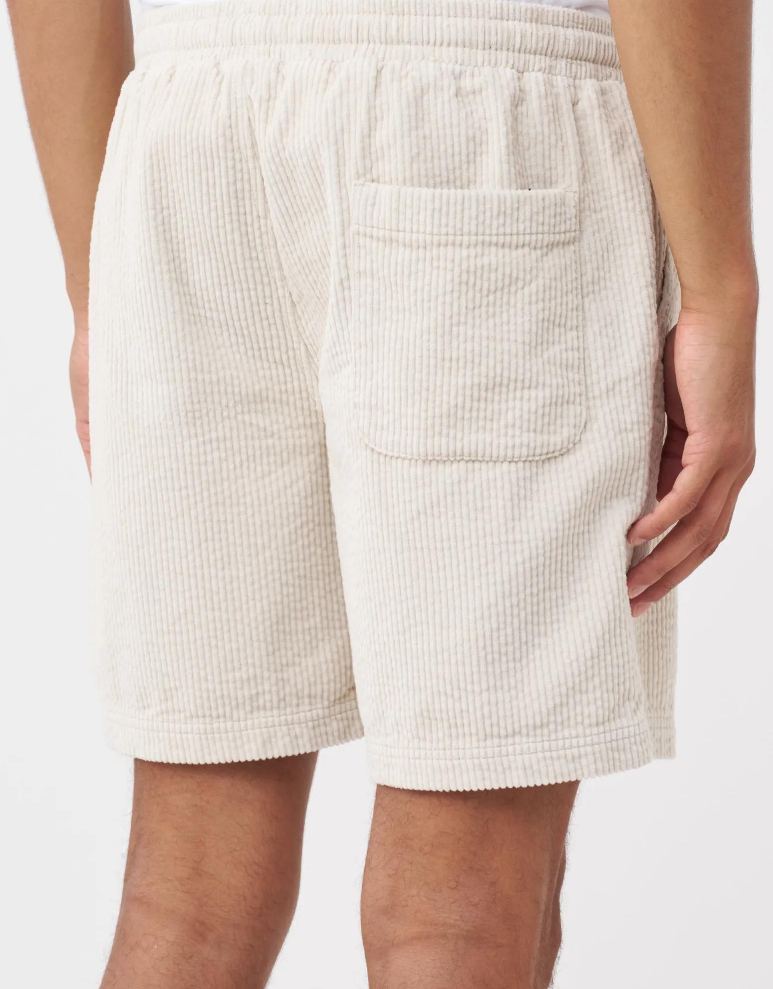 Jumbo Cord Shorts in Green