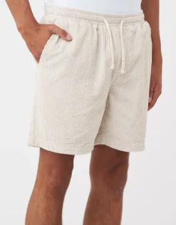 Jumbo Cord Shorts in Green