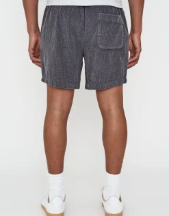 Jumbo Cord Shorts in Lt Grey