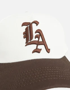 LA Emblem Hat in Tan